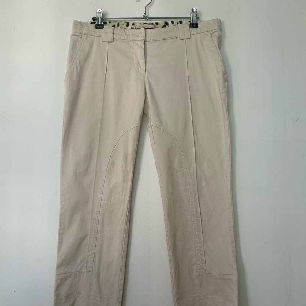 Roberto Cavalli Beige Capris